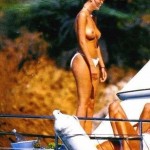 Claudia Schiffer - yacht topless 05