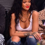 Rihanna Nets game 09