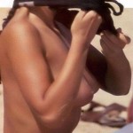 Monica Bellucci . topless beach 05