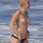 MIley Cyrus - topless Hawaii 02