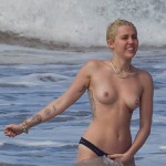 MIley Cyrus - topless Hawaii 08