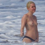 MIley Cyrus - topless Hawaii 10