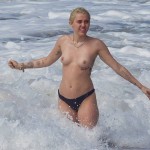 MIley Cyrus - topless Hawaii 12