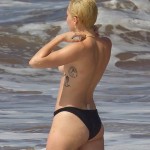 MIley Cyrus - topless Hawaii 14