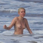 MIley Cyrus - topless Hawaii 17