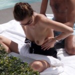 Melissa Theuriau topless Miami 06