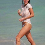 Alejandra Guilmant topless Miami 08