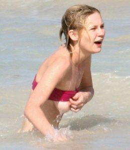 Kirsten Dunst nipple slip 04